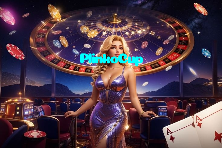 PlinkoCup casino presented on mobile device in Pakistan with slots and live games